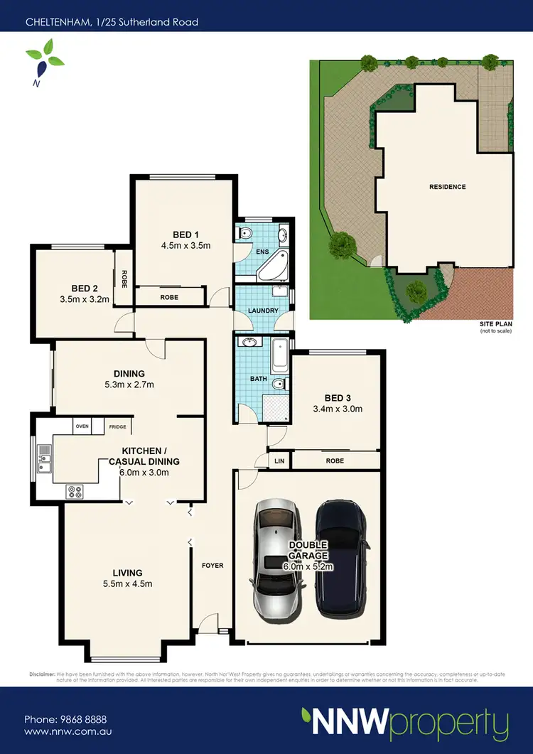 Floorplan of Homely villa listing, 1/25-31 Sutherland Road, Cheltenham NSW 2119