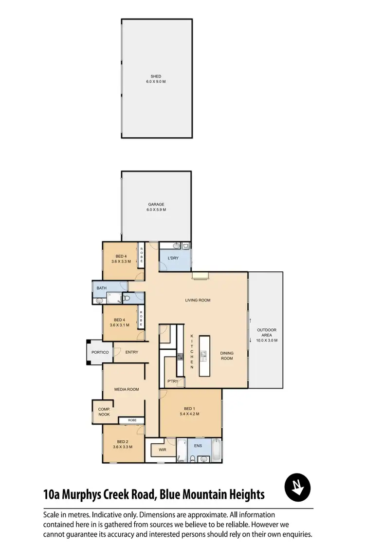 Floorplan of Homely house listing, 10a Murphys Creek Road, Blue Mountain Heights QLD 4350