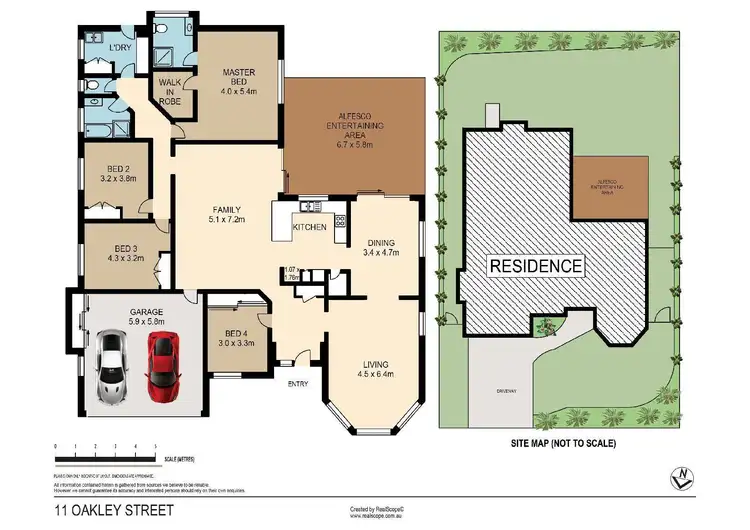 Floorplan of Homely house listing, 11 Oakley Street, Carindale QLD 4152