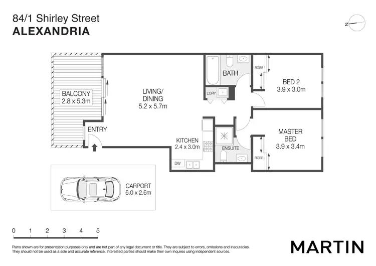 Floorplan of Homely apartment listing, 84/1 Shirley Street, Alexandria NSW 2015