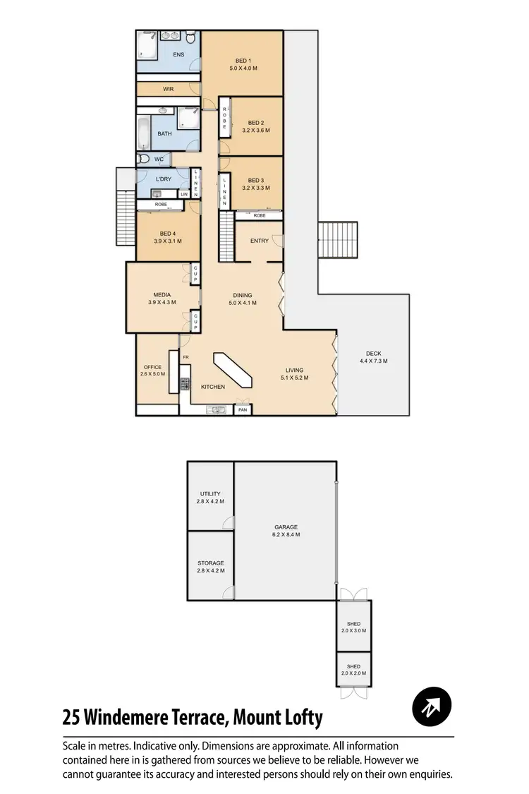Floorplan of Homely house listing, 25 Windemere Terrace, Mount Lofty QLD 4350