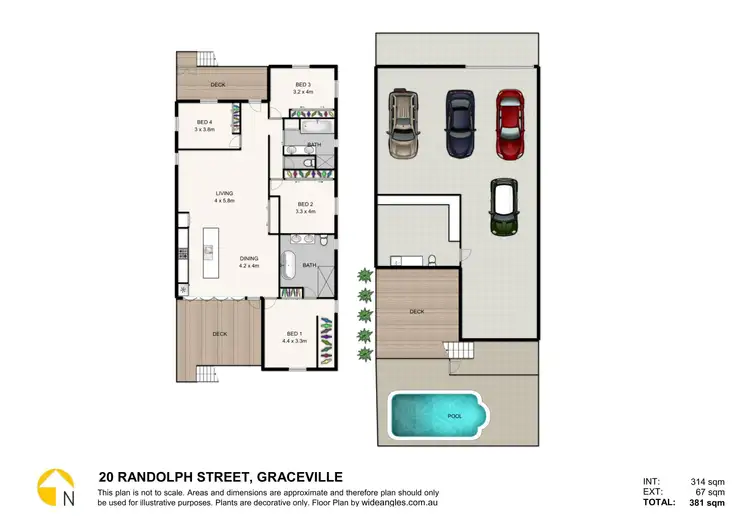 Floorplan of Homely house listing, 20 Randolph Street, Graceville QLD 4075