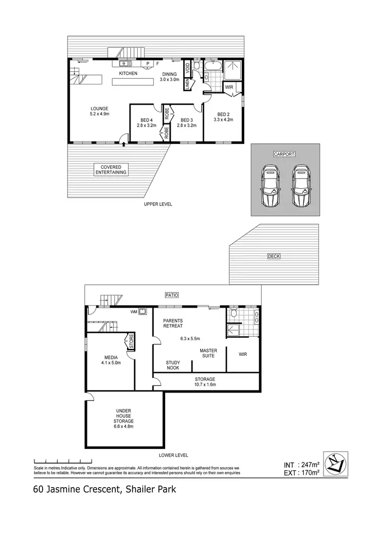 Floorplan of Homely house listing, 60 Jasmine Crescent, Shailer Park QLD 4128