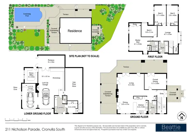 Floorplan of Homely house listing, 211 Nicholson Parade, Cronulla NSW 2230