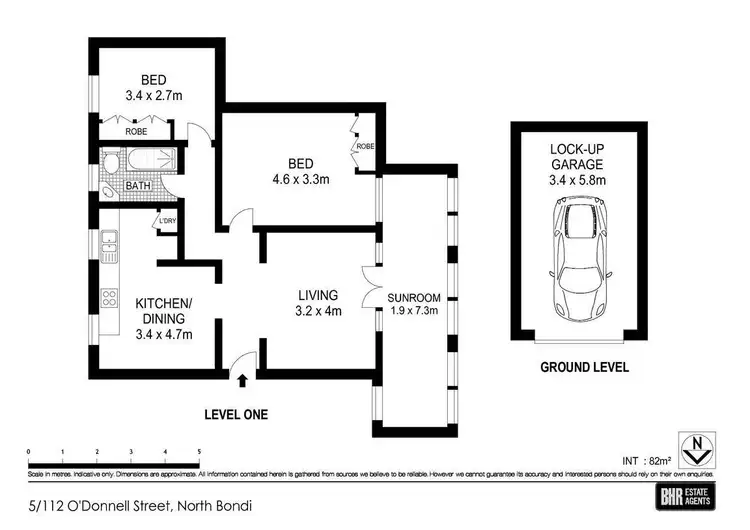 Floorplan of Homely apartment listing, 5/112 O'donnell Street, North Bondi NSW 2026