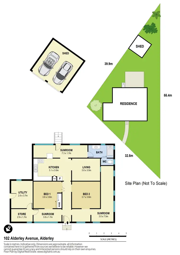 Floorplan of Homely house listing, 102 Alderley Avenue, Alderley QLD 4051