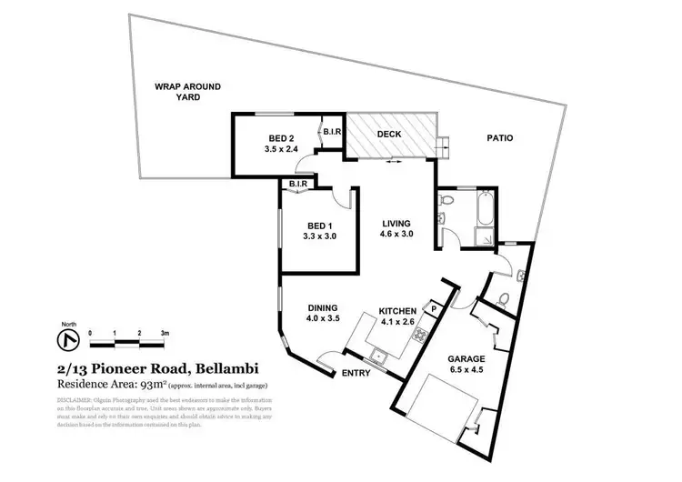 Floorplan of Homely unit listing, 2/13 Pioneer Road, Bellambi NSW 2518