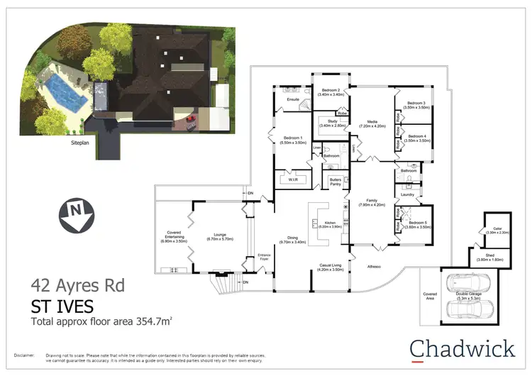 Floorplan of Homely house listing, 42 Ayres Road, St Ives NSW 2075