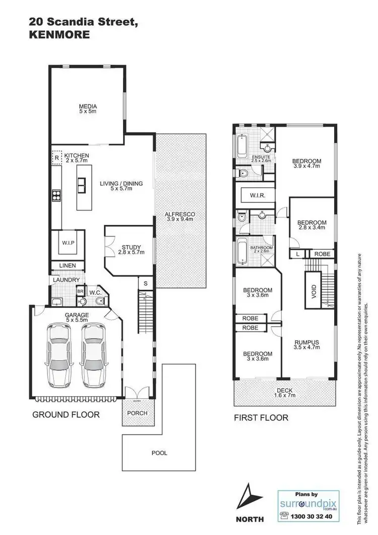 Floorplan of Homely house listing, 20 Scandia Street, Kenmore QLD 4069