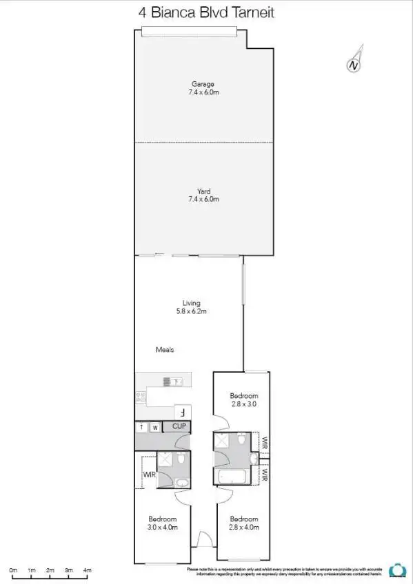 Floorplan of Homely house listing, 4 Bianca Boulevard, Tarneit VIC 3029