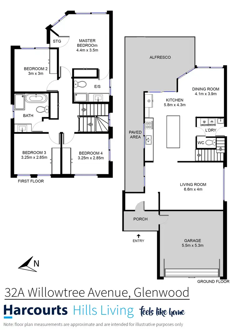 Floorplan of Homely house listing, 32A Willowtree Avenue, Glenwood NSW 2768