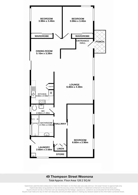 Floorplan of Homely house listing, 49 Thompson Street, Woonona NSW 2517