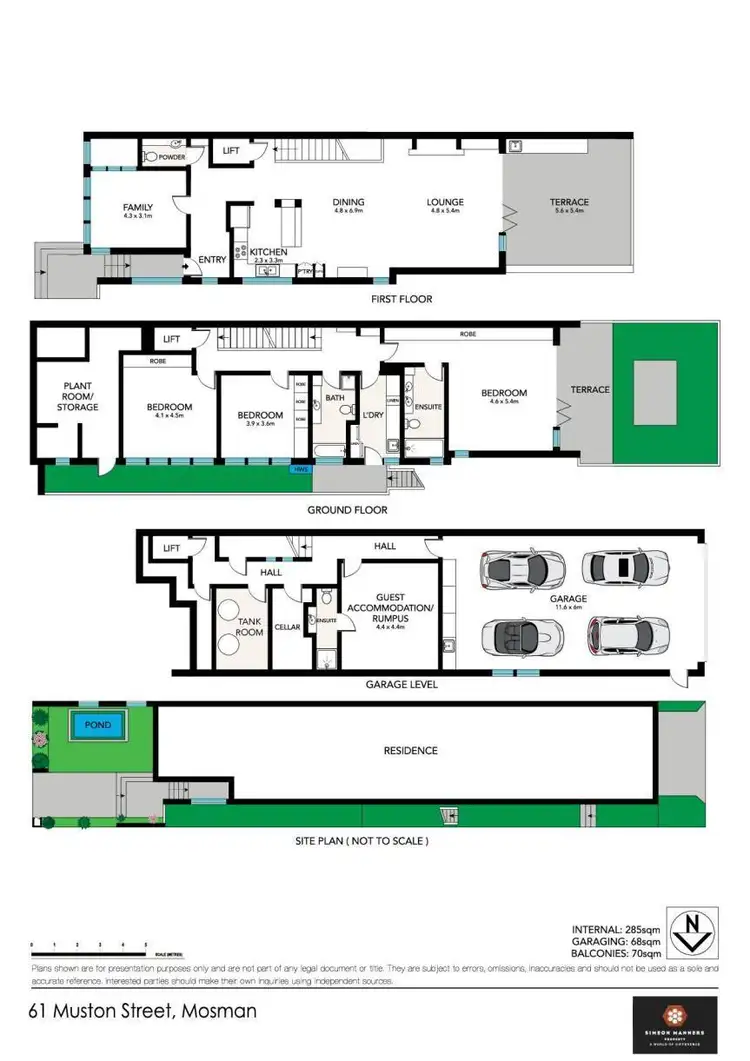 Floorplan of Homely house listing, 61A Muston Street, Mosman NSW 2088