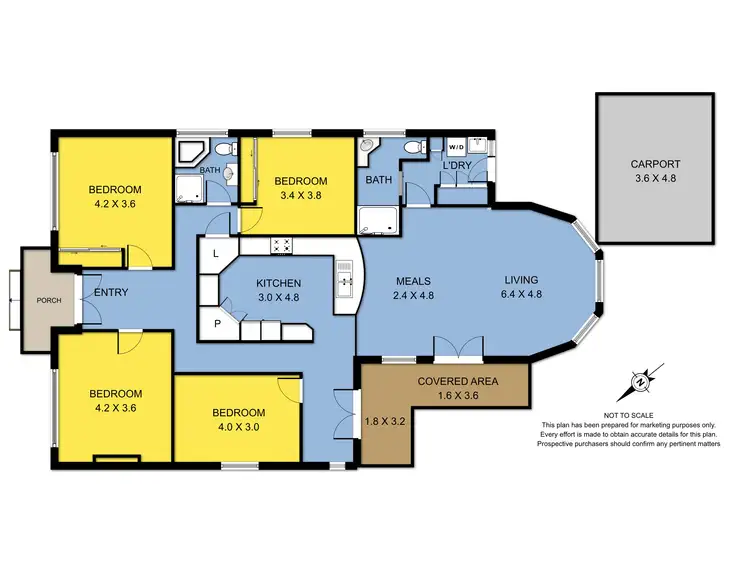 Floorplan of Homely house listing, 128 Haughton Road, Oakleigh VIC 3166