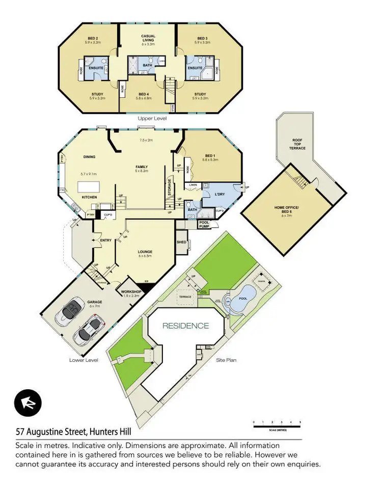 Floorplan of Homely house listing, 57 Augustine Street, Hunters Hill NSW 2110