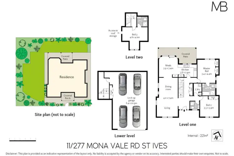 Floorplan of Homely townhouse listing, 11/277 Mona Vale Road, St Ives NSW 2075