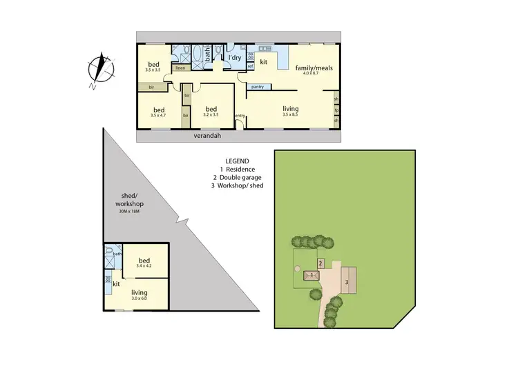 Floorplan of Homely house listing, 180 Main Drain Road, Koo Wee Rup VIC 3981