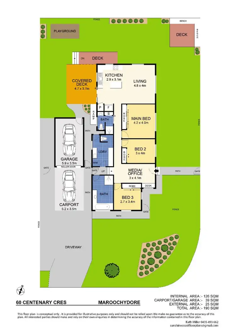 Floorplan of Homely house listing, 60 Centenary Crescent, Maroochydore QLD 4558