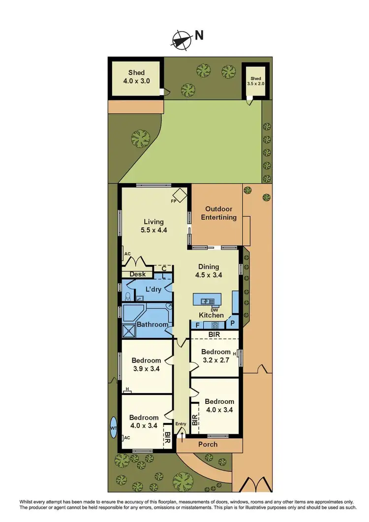 Floorplan of Homely house listing, 22 Vernon Street, South Kingsville VIC 3015