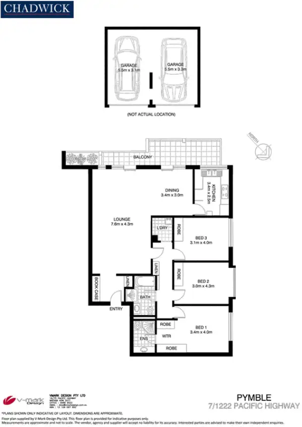 Floorplan of Homely apartment listing, 7/1222 Pacific Highway, Pymble NSW 2073