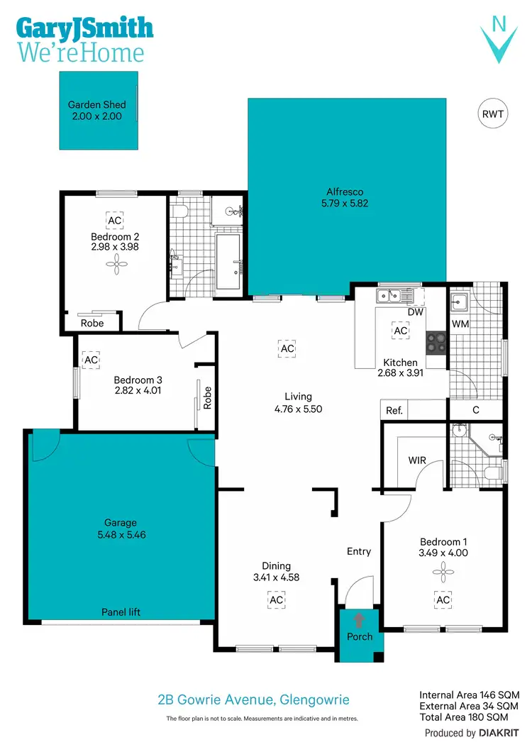 Floorplan of Homely house listing, 2B Gowrie Avenue, Glengowrie SA 5044