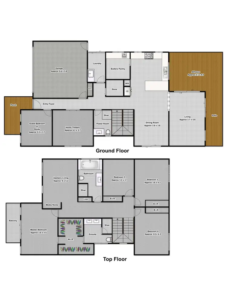 Floorplan of Homely house listing, 27 Coach Drive, Voyager Point NSW 2172