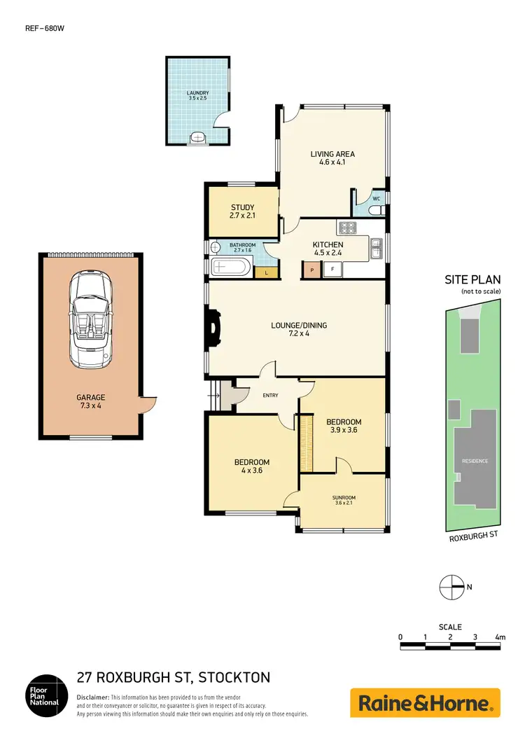 Floorplan of Homely house listing, 27 Roxburgh Street, Stockton NSW 2295