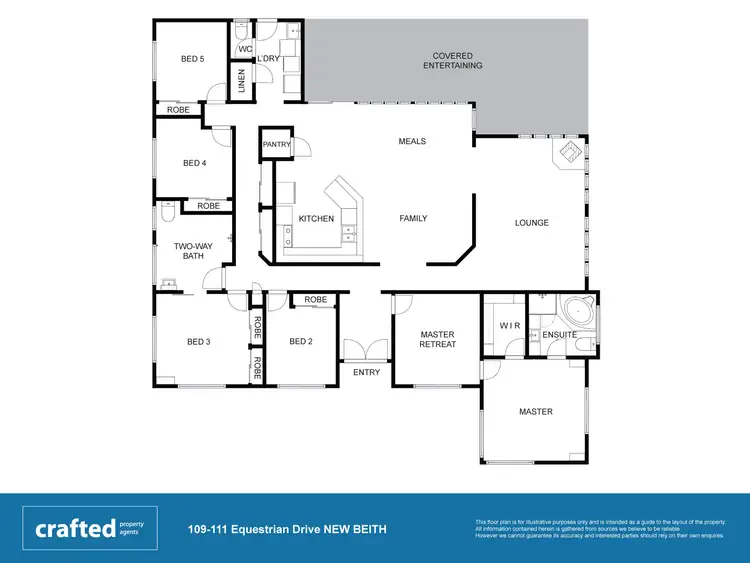 Floorplan of Homely house listing, 109 Equestrian Drive, New Beith QLD 4124