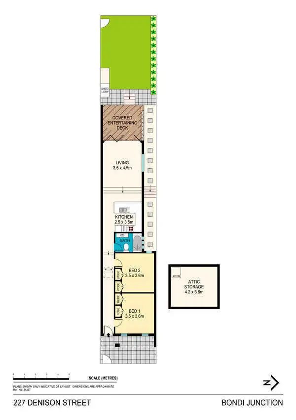 Floorplan of Homely house listing, 227 Denison Street, Queens Park NSW 2022