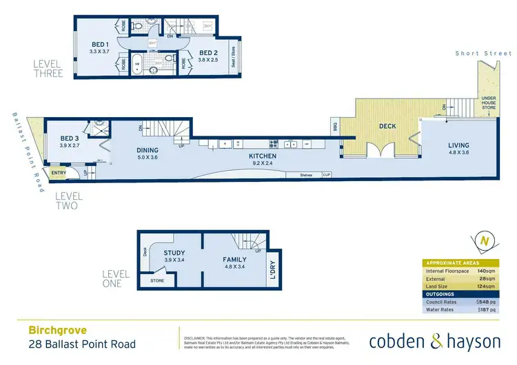 Floorplan of Homely house listing, 28 Ballast Point Road, Birchgrove NSW 2041