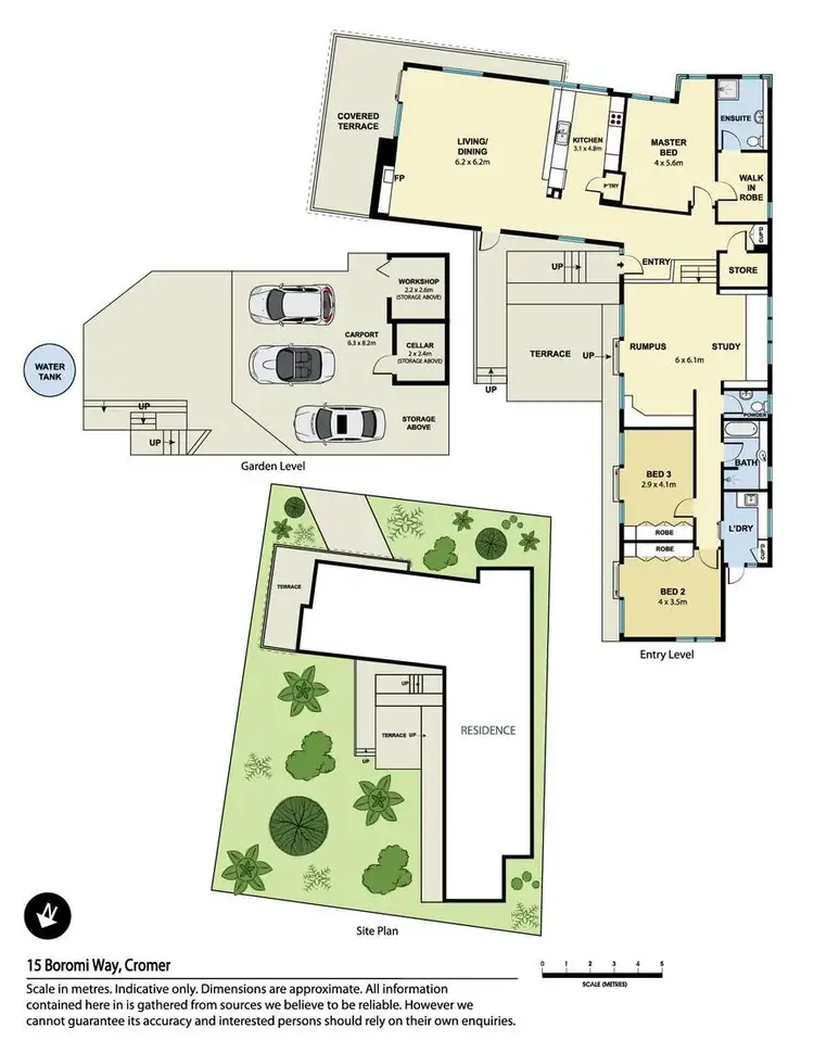 Floorplan of Homely house listing, 15 Boromi Way, Cromer NSW 2099