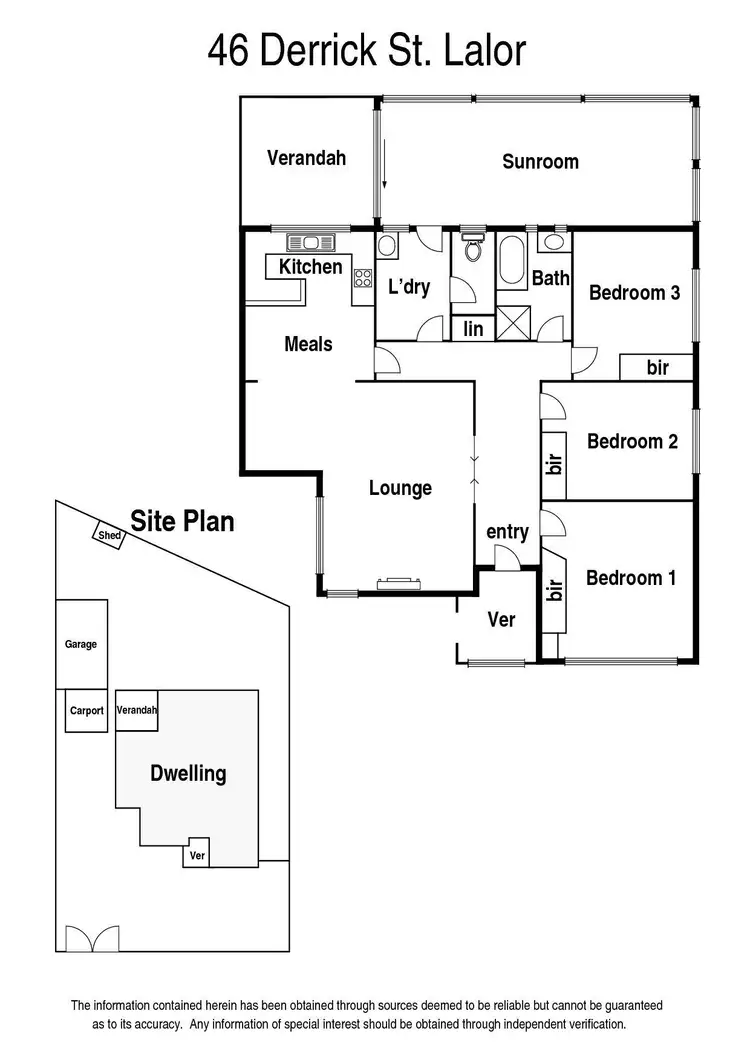 Floorplan of Homely house listing, 46 Derrick Street, Lalor VIC 3075