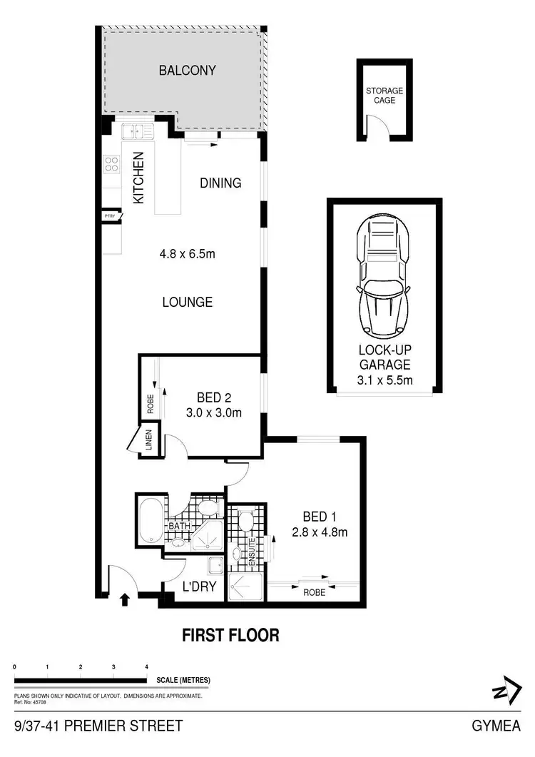 Floorplan of Homely unit listing, 9/37-41 Premier Street, Gymea NSW 2227