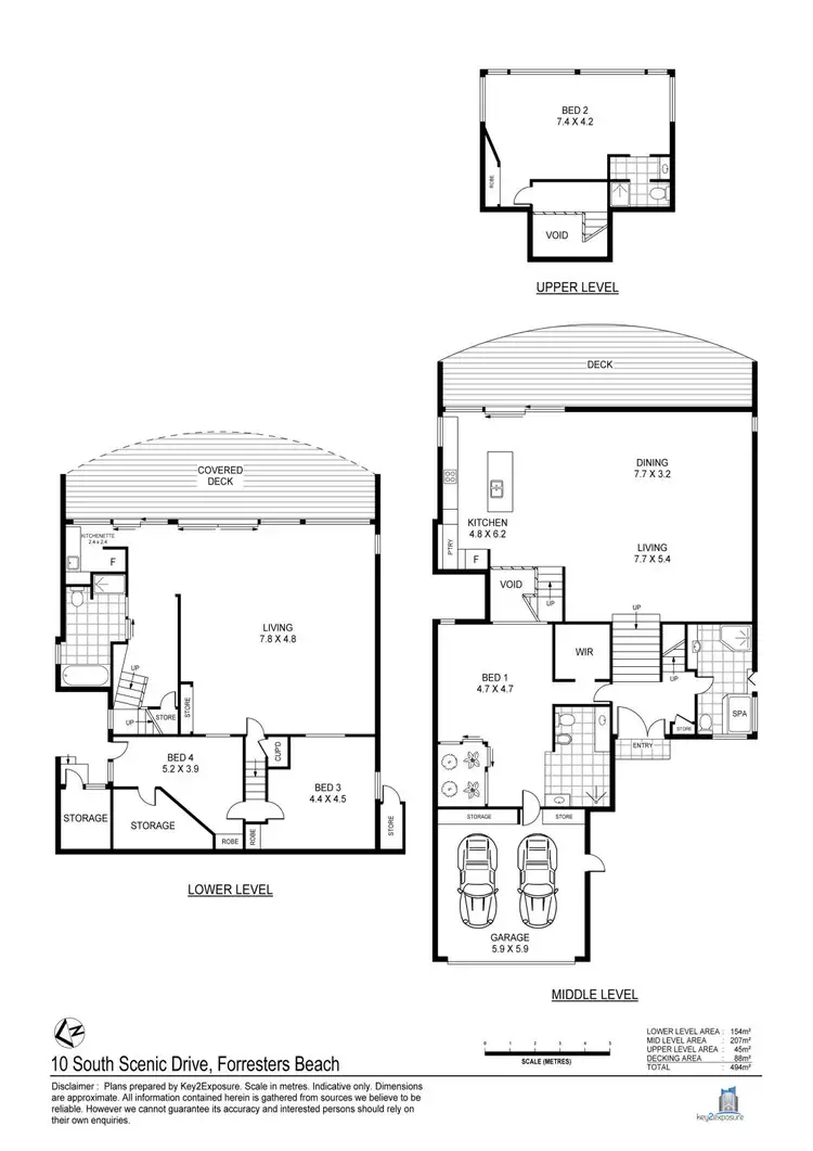 Floorplan of Homely house listing, 10 South Scenic Road, Forresters Beach NSW 2260
