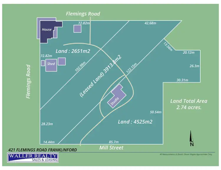 Floorplan of Homely house listing, 421 Flemings Road, Franklinford VIC 3461