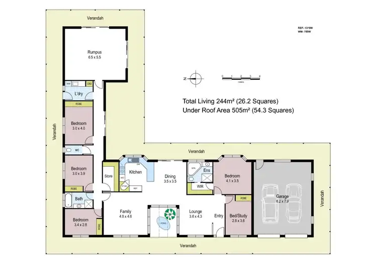 Floorplan of Homely house listing, 951 Princes Way, Drouin VIC 3818