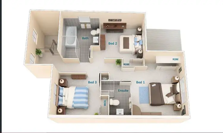 Floorplan of Homely townhouse listing, 60/12 Singh Street, Wynnum West QLD 4178