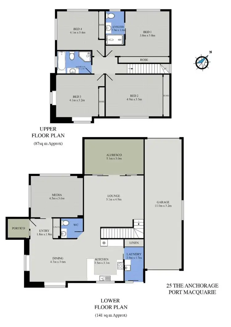 Floorplan of Homely house listing, 25 The Anchorage, Port Macquarie NSW 2444