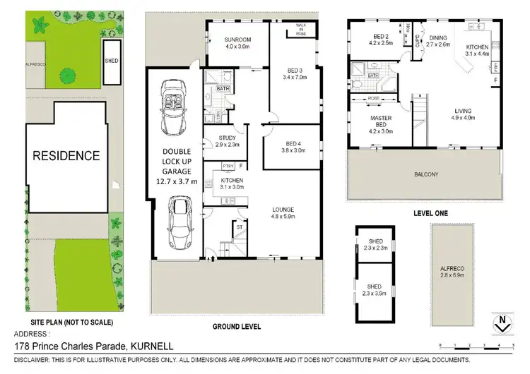 Floorplan of Homely house listing, 178 Prince Charles Parade, Kurnell NSW 2231