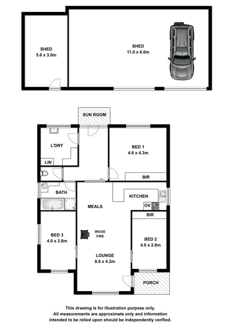 Floorplan of Homely house listing, 69 Sea Parade, Port Macdonnell SA 5291