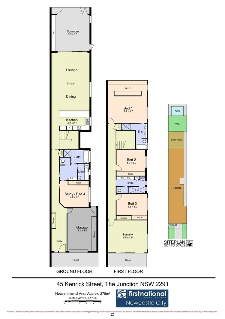 Floorplan of Homely townhouse listing, 45 Kenrick Street, The Junction NSW 2291