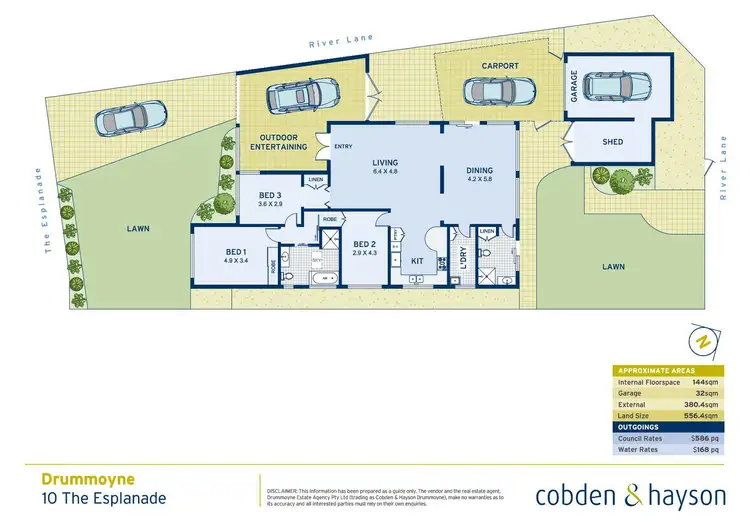Floorplan of Homely house listing, 10 The Esplanade, Drummoyne NSW 2047