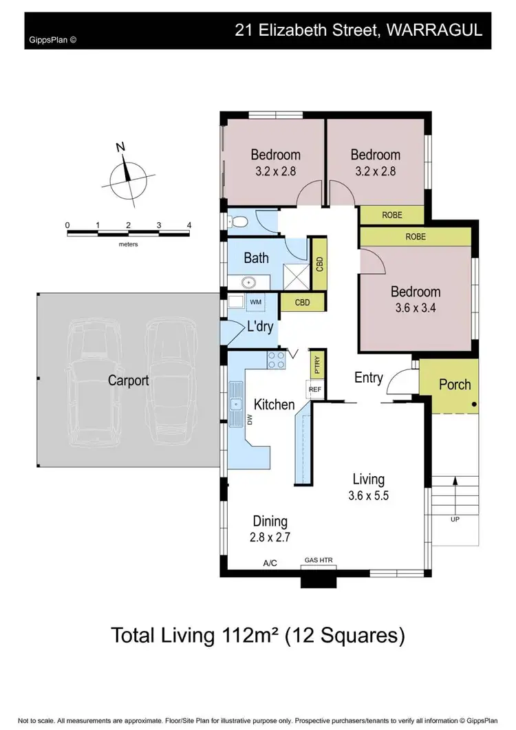 Floorplan of Homely house listing, 21 Elizabeth Street, Warragul VIC 3820