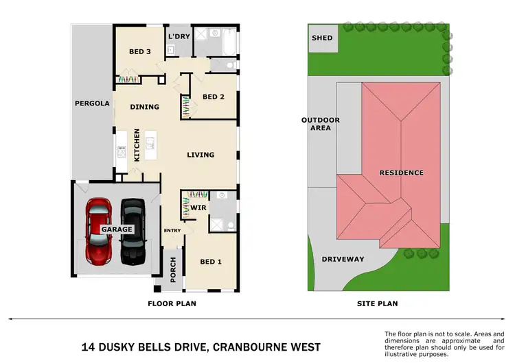 Floorplan of Homely house listing, 14 Dusky Bells Drive, Cranbourne West VIC 3977