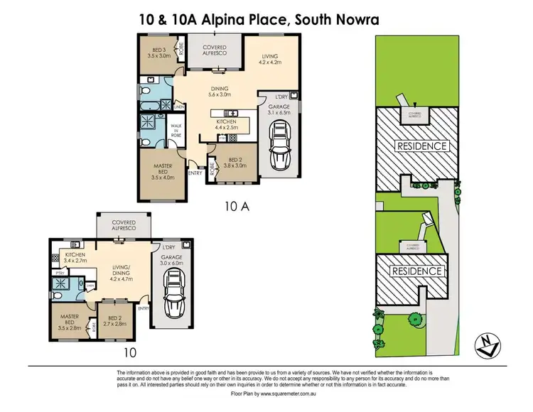 Floorplan of Homely house listing, 10 Alpina Place, South Nowra NSW 2541