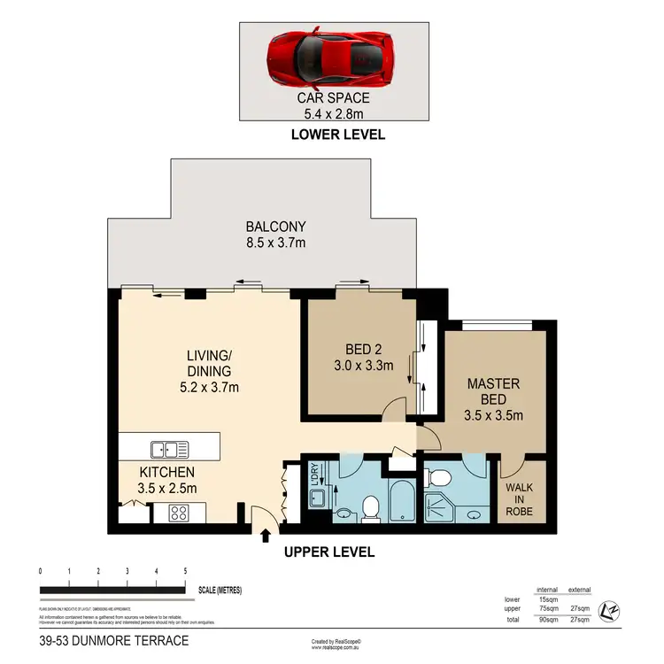 Floorplan of Homely unit listing, 39/53 Dunmore Terrace, Auchenflower QLD 4066