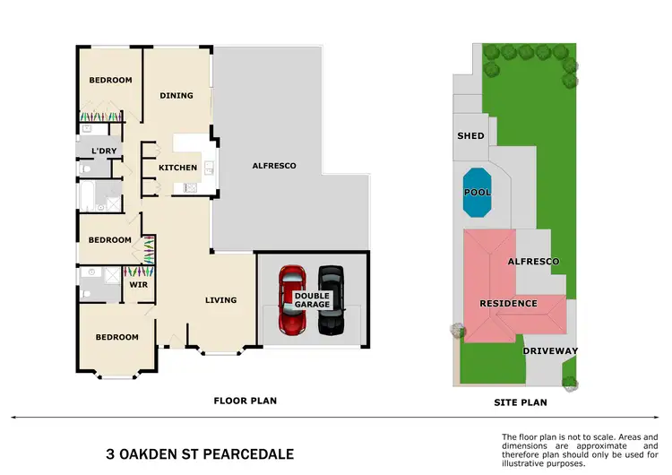 Floorplan of Homely house listing, 3 Oakden Street, Pearcedale VIC 3912