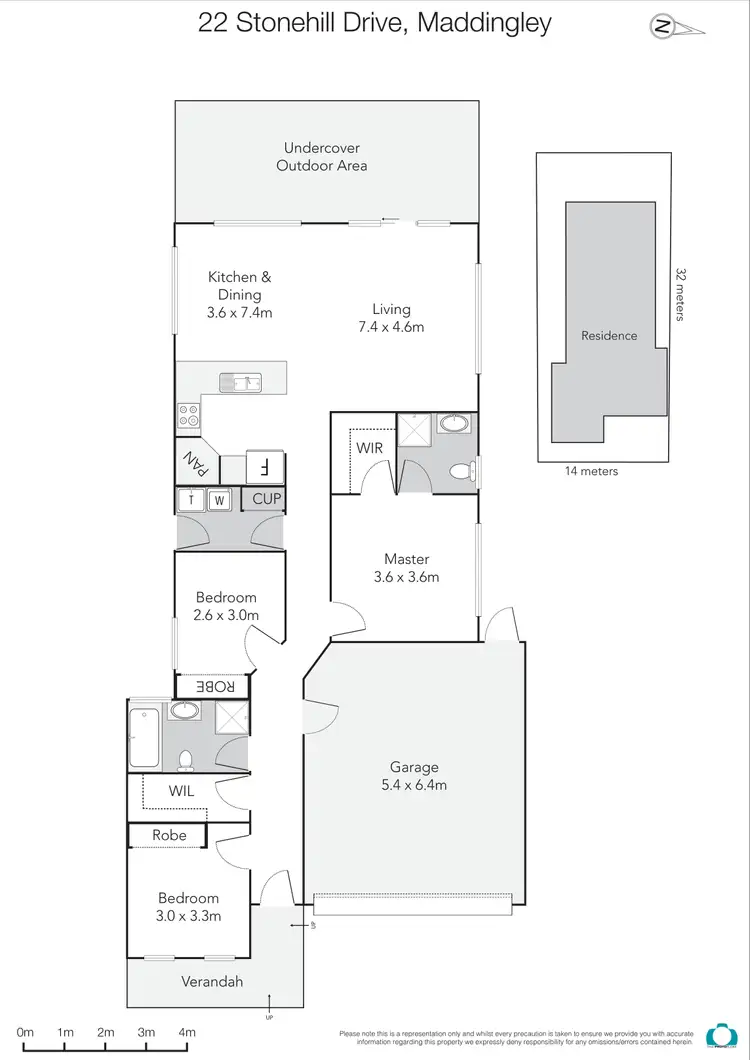 Floorplan of Homely house listing, 22 Stonehill Drive, Bacchus Marsh VIC 3340
