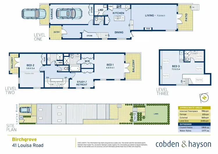 Floorplan of Homely house listing, 41 Louisa Road, Birchgrove NSW 2041