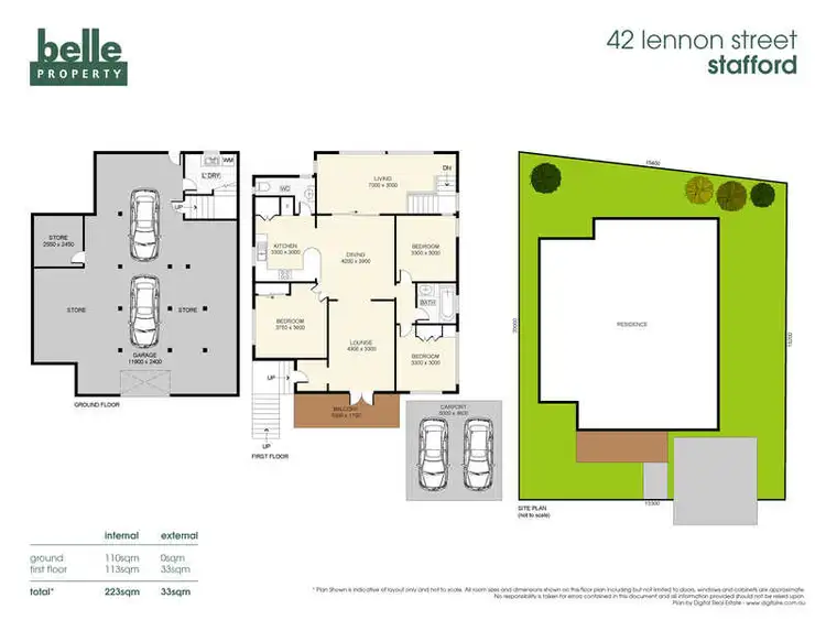 Floorplan of Homely house listing, 42 Lennon Street, Stafford QLD 4053